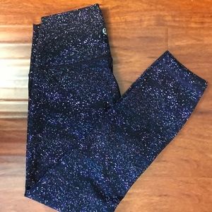 Lululemon Wunder Under High Rise Sz 6 Galaxy